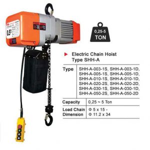 Superior Electric Chain Hoist Type SHH-A